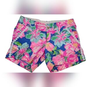 Lilly Pulitzer Callahan Short In Beacon Blue Jungle Utopia Size 0